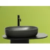 Умывальник чаша Ceramica Nova накладная овальная (цвет Темный Антрацит Матовый) Element 600*415*135мм, Выбрать цвет: Темно-серый, изображение 7