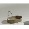 Умывальник чаша Ceramica Nova накладная овальная (цвет Капучино Матовый) Element 608*385*122мм, Выбрать цвет: Бежевый, изображение 8