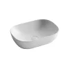 Умывальник чаша Ceramica Nova накладная (Белый Матовый) Element 455*325*135мм, Выбрать цвет: Белый, изображение 8