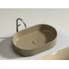 Санфаянс: Умывальник чаша Ceramica Nova накладная овальная (цвет Капучино Матовый) Element 608*385*122мм 1 в магазине Акватория