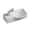Санфаянс: Умывальник Ceramica Nova CN6039 L/R подвесной прямоугольный  с крепежом  Element 400*220*120мм 1 в магазине Акватория