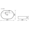 Умывальник Ceramica Nova накладной Element 600*400*125мм, с плоскостью под смеситель, Ширина , в см: 60, изображение 8