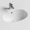 Умывальник Ceramica Nova овальный встраиваемый под столешницу Element 565*385*210мм, с крепежом и шаблоном для установки, изображение 2