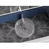 Умывальник чаша Ceramica Nova накладная круглая (прозрачная) Cristal 360*360*112мм, Выбрать цвет: Прозрачный, изображение 5