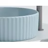 Умывальник чаша Ceramica Nova накладная круглая (цвет Голубой Матовый) Element 360*360*115мм, Выбрать цвет: Голубой, изображение 6