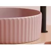 Умывальник чаша Ceramica Nova накладная круглая (цвет Розовый Матовый) Element 360*360*115мм, Выбрать цвет: Розовый, изображение 6