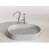 Умывальник чаша Ceramica Nova накладная овальная (цвет Серый Матовый) Element 608*385*122мм, Выбрать цвет: Серый, изображение 2