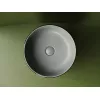 Раковина Ceramica Nova накладная круглая 356*356*135, без перелива, цвет антрацит матовый, Выбрать цвет: Антрацит матовый, изображение 3