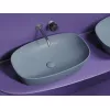 Санфаянс: Умывальник чаша Ceramica Nova накладная овальная (цвет Серо-Голубой Матовый) Element 600*380*138мм 1 в магазине Акватория