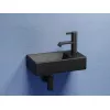 Умывальник подвесной Ceramica Nova L/R,  черный матовый Element 407*217*100, Выбрать цвет: Черный матовый, Ориентация: левая, изображение 2