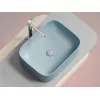 Умывальник чаша Ceramica Nova накладная прямоугольная (цвет Голубой Матовый) Element 505*380*150мм, Выбрать цвет: Голубой, изображение 2