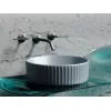 Умывальник чаша Ceramica Nova накладная круглая (цвет Серо-Голубой Матовый) Element 360*360*115мм, Выбрать цвет: Серо-голубой, изображение 2