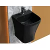 Санфаянс: Раковина Ceramica Nova моноблок подвесная DION (Черный Матовый) с отверстием под смеситель, со сливом переливом 1 в магазине Акватория