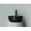 Раковина Ceramica Nova накладная круглая 356*356*135, без перелива, цвет черный матовый, Выбрать цвет: Черный, изображение 2