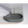 Умывальник чаша Ceramica Nova накладная овальная (цвет Темный Антрацит Матовый) Element 608*385*122мм, Выбрать цвет: Темно-серый, изображение 2