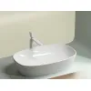Умывальник чаша Ceramica Nova накладная овальная Element 600*380*138мм, Выбрать цвет: Белый, изображение 5