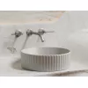 Умывальник чаша Ceramica Nova накладная круглая (цвет Серый Матовый) Element 360*360*115мм, Выбрать цвет: серый, изображение 3