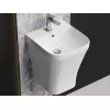 Санфаянс: Раковина Ceramica Nova моноблок подвесная DION с отверстием под смеситель, со сливом переливом 1 в магазине Акватория