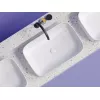 Умывальник чаша Ceramica Nova накладная прямоугольная Element 605*380*150мм, Выбрать цвет: Белый, изображение 3