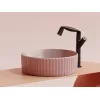 Умывальник чаша Ceramica Nova накладная круглая (цвет Розовый Матовый) Element 360*360*115мм, Выбрать цвет: Розовый, изображение 2