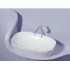 Умывальник чаша Ceramica Nova накладная овальная (цвет Белый Матовый) Element 600*380*138мм, Выбрать цвет: Белый матовый, изображение 2