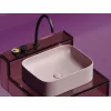 Умывальник чаша Ceramica Nova накладная прямоугольная (цвет Розовый Матовый) Element 505*380*150мм, Выбрать цвет: Розовый, изображение 2
