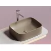 Санфаянс: Умывальник чаша Ceramica Nova  накладная прямоугольная (цвет Капучино Матовый) Element 505*380*150мм 1 в магазине Акватория