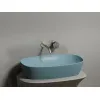 Умывальник чаша Ceramica Nova накладная овальная (цвет Зеленый Матовый) Element 600*380*138мм, Выбрать цвет: Зеленый, изображение 3