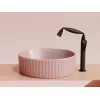 Умывальник чаша Ceramica Nova накладная круглая (цвет Розовый Матовый) Element 360*360*115мм, Выбрать цвет: Розовый, изображение 5