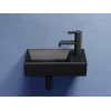 Умывальник подвесной Ceramica Nova L/R,  черный матовый Element 407*217*100, Выбрать цвет: Черный матовый, Ориентация: левая, изображение 4