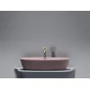 Умывальник чаша Ceramica Nova накладная овальная (цвет Розовый Матовый) Element 600*380*138мм, Выбрать цвет: Розовый, изображение 4