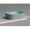 Умывальник чаша Ceramica Nova накладная прямоугольная (цвет Голубой Матовый) Element 505*380*150мм, Выбрать цвет: Голубой, изображение 5