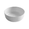 Раковина Ceramica Nova накладная круглая 356*356*135, без перелива, цвет белый матовый, Выбрать цвет: Белый матовый, изображение 4