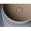 Раковина Ceramica Nova накладная круглая 356*356*135, без перелива, цвет капучино матовый, Выбрать цвет: Бежевый, изображение 4