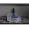 Умывальник чаша Ceramica Nova накладная круглая (цвет неон) Cristal 360*360*112мм, Выбрать цвет: Неон, изображение 5