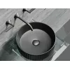 Умывальник чаша Ceramica Nova накладная круглая (цвет Темный Антрацит Матовый) Element 360*360*115мм, Выбрать цвет: Темный антрацит матовый, изображение 5