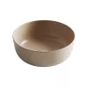 Раковина Ceramica Nova накладная круглая 356*356*135, без перелива, цвет капучино матовый, Выбрать цвет: Бежевый, изображение 5