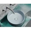 Умывальник чаша Ceramica Nova накладная круглая (цвет Серо-Голубой Матовый) Element 360*360*115мм, Выбрать цвет: Серо-голубой, изображение 4
