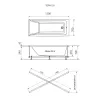 Ванна акриловая Triton 1ACReal  Тори, Выбрать размер: 150х70, изображение 8