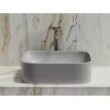Умывальник чаша Ceramica Nova накладная прямоугольная (цвет Серый Матовый) Element 505*380*150мм, Выбрать цвет: Серый, изображение 5