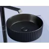 Умывальник чаша Ceramica Nova накладная круглая (цвет Черный Матовый) Element 360*360*115мм, Выбрать цвет: Черный, изображение 4