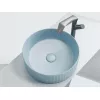 Санфаянс: Умывальник чаша Ceramica Nova накладная круглая (цвет Голубой Матовый) Element 360*360*115мм 1 в магазине Акватория
