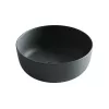Раковина Ceramica Nova накладная круглая 356*356*135, без перелива, цвет темный антрацит матовый, Выбрать цвет: Темный антрацит матовый, изображение 5