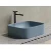 Умывальник чаша Ceramica Nova накладная прямоугольная (цвет Серо-Голубой Матовый) Element 505*380*150мм, Выбрать цвет: Серо-голубой, изображение 5