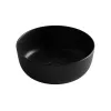 Раковина Ceramica Nova накладная круглая 356*356*135, без перелива, цвет черный матовый, Выбрать цвет: Черный, изображение 6