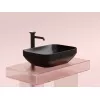 Умывальник чаша Ceramica Nova накладная прямоугольная (цвет Черный Матовый) Element 500*359*145мм, Выбрать цвет: Черный, изображение 6