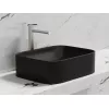 Умывальник чаша Ceramica Nova накладная прямоугольная (цвет Черный Матовый) Element 505*380*150мм, Выбрать цвет: Черный, изображение 6