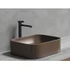 Умывальник чаша Ceramica Nova накладная прямоугольная (цвет Темно-Коричневый Матовый) Element 505*380*150мм, Выбрать цвет: Коричневый, изображение 6