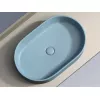 Умывальник чаша Ceramica Nova накладная овальная (цвет Голубой Матовый) Element 608*385*122мм, Выбрать цвет: Голубой, изображение 7