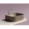 Умывальник чаша Ceramica Nova  накладная прямоугольная (цвет Капучино Матовый) Element 505*380*150мм, Выбрать цвет: Капучино, изображение 6